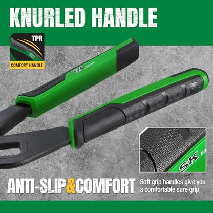 SK 10'' Water Pump Pliers, Self-adjusting Jaw Groove Joint Pliers - size: 10" Groove Joint Pliers