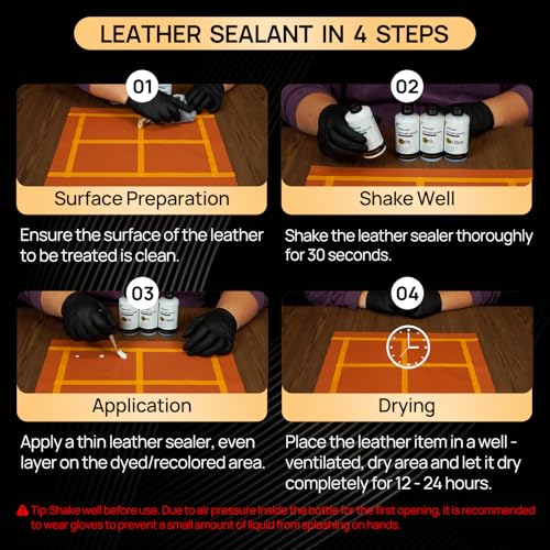 BONCART Leather Sealer Scratch-Resistant Finisher (Satin Finish) - color: Satin Finish
