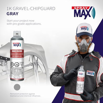 SprayMax 1K Gravel-Chipguard Grey Primer Spray Paint | Automotive Primer