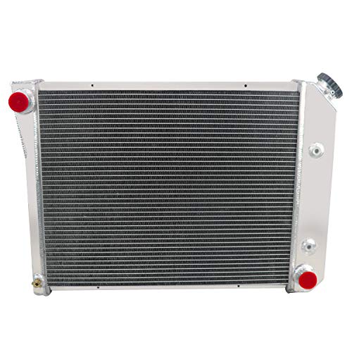 4 Row Radiator Shroud Fan For Chevy Camaro Chevelle Carlo 1968-87 - size: 4 Row Radiator/w Cap+Shroud Fan+Relay Kit