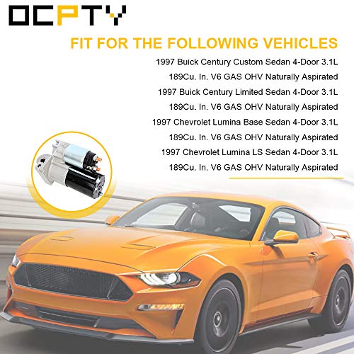 OCPTY Starter Fit For Buick For Century 3.1L 1997 1998 1999 2000