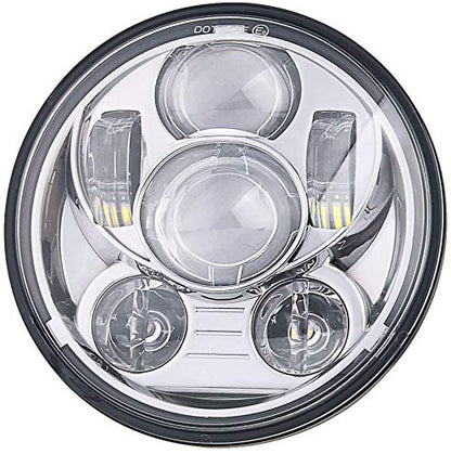 Eagle Lights 8900CG3-SCOUT Indian Scout Motorcycle Headlight Kit, Fits 2014+ Scout 60, Scout and Bobber, Chrome - color: Chrome