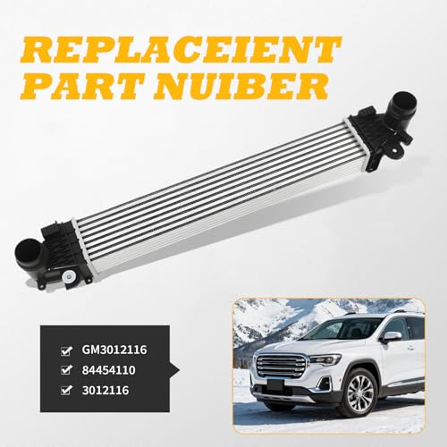 Aluminum Turbo Intercooler Compatible with Equinox Terrian 1.5L