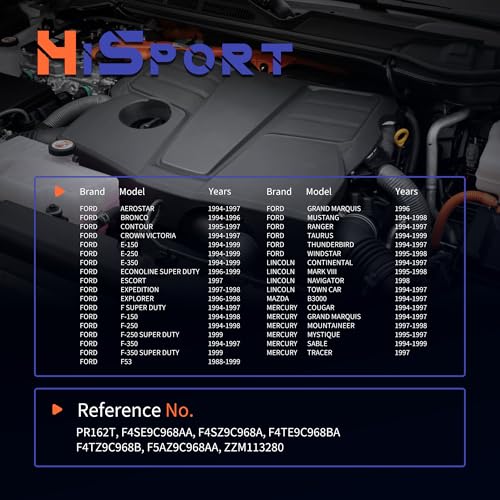HiSport F4SE9C968AA Fuel Injection Pressure Regulator 2.7BAR ZZM113280 - size: HSFPR162T