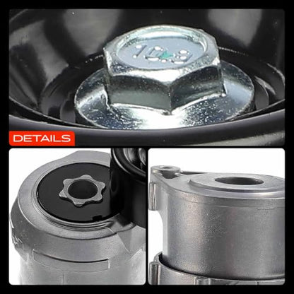A-Premium Belt Tensioner Assembly with Pulley Compatible with Honda, Acura