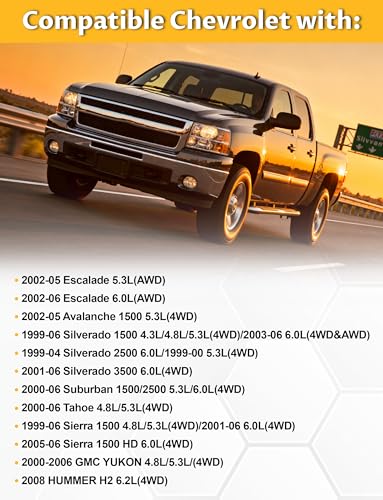 3 Engine Motor Trans Mounts Fit 99-06 Silverado Sierra Tahoe V8 5.3L 6.0L - size: 5.3L 6.0L