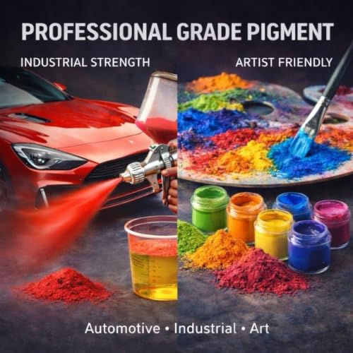 LiME LiNE Base Coat Maker Pigment Powder, Automotive Grade, Basecoat (Ghost Blue Pearl) - color: Ghost Blue Pearl
