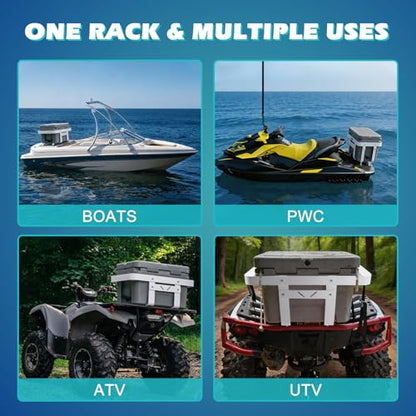 PWC Cargo Rack Cooler Rack for Jet Ski,for PWC ATV UTV with Straps