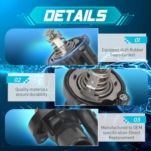 IRONTEK 902-1072 Engine Coolant Thermostat Housing Assembly - size: 902-1072
