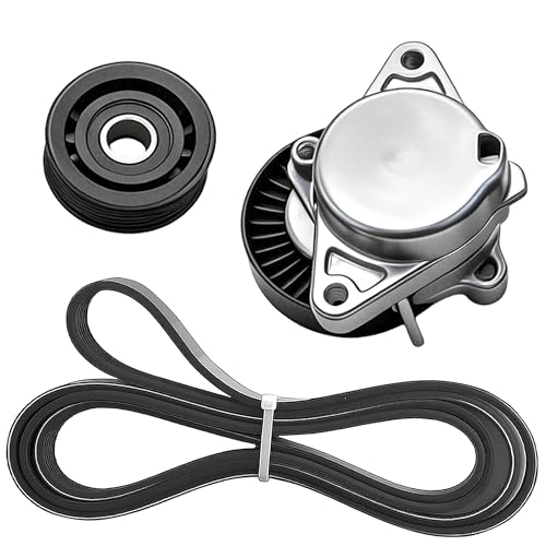 Complete Serpentine Belt Kit With Tensioner And Idler Pulley - size: Mb C280, E320, S500, Chrysler (98-08)