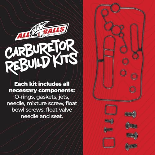 All Balls Racing Carburetor Rebuild Kit for Honda CRF250R CRF250X 2002-2014