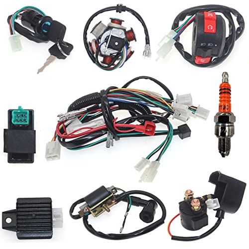 110cc ATV Wiring Harness for 110cc 125cc ATV Pit Bike Wiring Harness