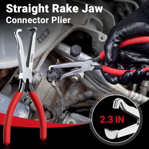 5 PCS Electrical Disconnect Pliers - Electrical Disconnect Pliers Set Locking Tab Disconnect for Car Sensors, Wiring Harnesses - size: 5