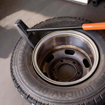VEVOR Tire Bead Breaker Wedge, 32" Handle, Duck-Billed Tire Hammer, Heavy Duty Bead Breaker Tool & Duckbill Iron with Cast Iron Head for Motorcycles, Cars, Buses, Trucks, ATVs, UTVs, and Tractors