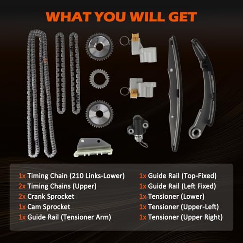 Timing Chain Kit Fit for 4.0L V6 Xterra Frontier Pathfinder 13028-ZK01C - color: For 05-2015 Xterra Frontier 12-15 NV1500/2500/3500