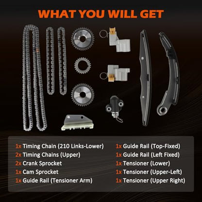 Timing Chain Kit Fit for 4.0L V6 Xterra Frontier Pathfinder 13028-ZK01C - color: For 05-2015 Xterra Frontier 12-15 NV1500/2500/3500