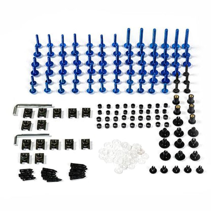 Motorcycle Fairing Bolt Kit Screws Kit For Honda CBR500R 2013-2018 Blue - color: Blue