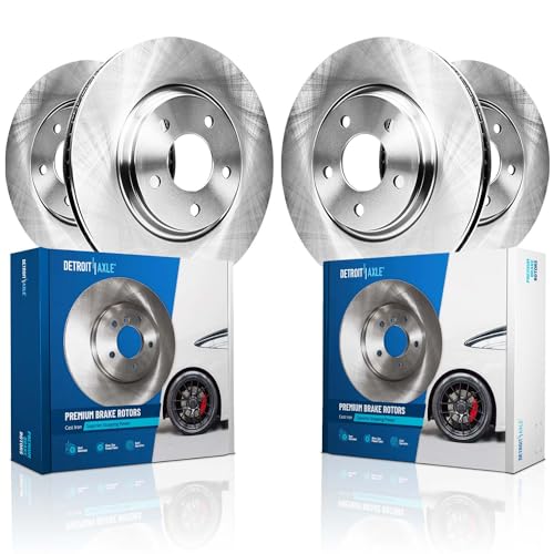 Detroit Axle - Brake Rotors for 2016-2017 Volvo XC60, Disc Brakes Rotors - size: 4R56061/KIT