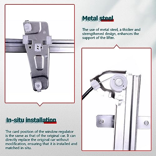 FINDAUTO Power Window Regulator for Jeep Grand for Cherokee for 1999-2000 - size: Front Left, style: 1999-2000 for Jeep Grand for Cherokee