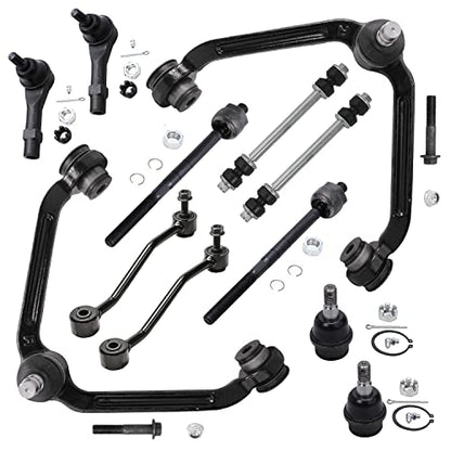 Detroit Axle - 12pc End Kit for 1998-2001 Ford Explorer Mercury Mountaineer - size: 10CS1900485/12PC