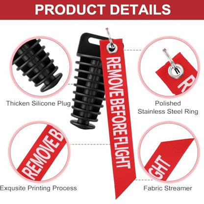 2 Pack Muffler Dirt Bike Exhaust Plug Fit 2 & 4 Stroke Motorcycle Bike (M) - size: M: 1.07-1.85 Inch