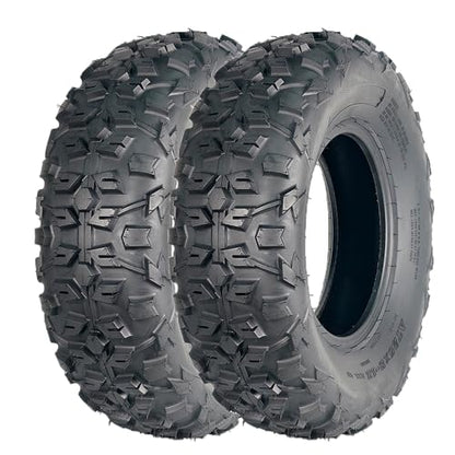 AT25x8-12 Tires ATV Tire ATV＆UTV Trail Sand Off-Road Tire 25x8-12, All Terrain Tires 12mm Tread Depth 25x8x12-6 PR, Tubeless 2PCS - size: DAV101 25X8-12