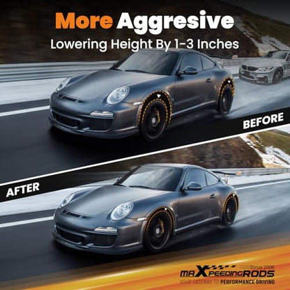 maXpeedingrods Coilover for Dodge Charger RWD 2011-2022, for Chrysler 300 RWD 2011-2023, 24 Levels Damper Adjustable Coilovers Suspension Kit, Height Adjustable Lowering Kit, T7 Upgrade Racing Struts