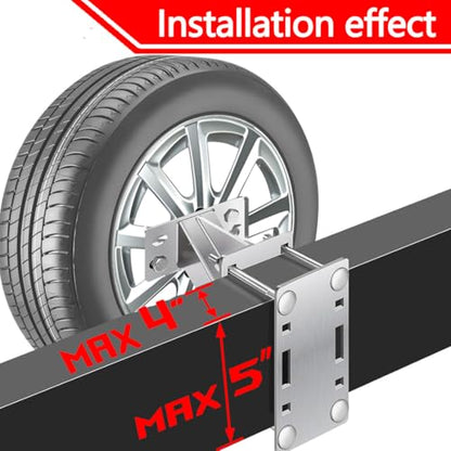 Stainless Spare Tire Carrier Mount for Boat Trailer