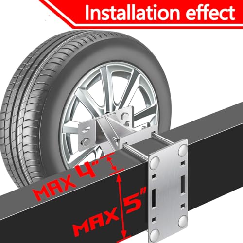 Stainless Spare Tire Carrier Mount for Boat Trailer