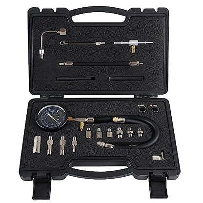 Lichamp Automotive Fuel Pressure Test Kit, for Car/Truck/Motorcycle