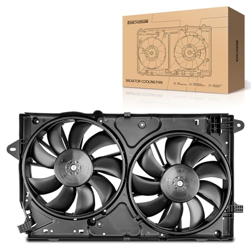 Torchbeam Engine Cooling Radiator Fan Assembly for Che-vrolet & Buick Malibu 2013-2014, Impala 2014-2020, Lacrosse 2010-2016, Regal 2011-2017 Electric Radiator Cooling Fan Kit Replacement 621441 - size: 2010-2016 LaCrosse, 2011-2017 Regal 2.4L