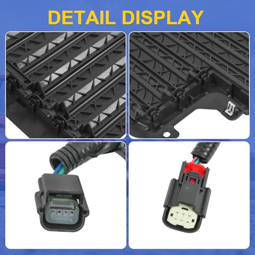 Active Grille Shutter Compatible with 2017-2018 Chevrolet Silverado 1500