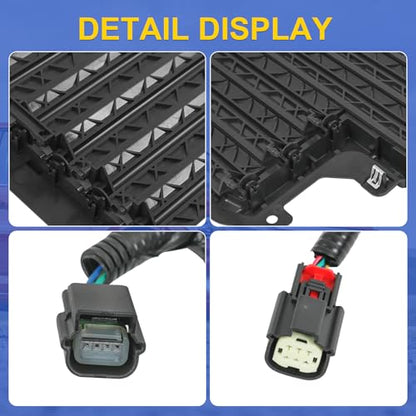 Active Grille Shutter Compatible with 2017-2018 Chevrolet Silverado 1500