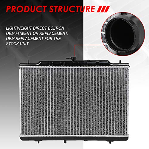 Auto Dynasty 13047 Radiator for 2008-2015 Rogue/Rogue Select - style: 08-15 Nissan Rogue