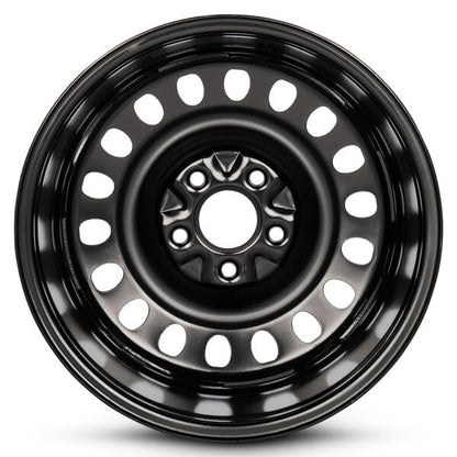 18 x 8 in Steel Wheel Rim 5 Lug 127mm 56.4mm Offset 71.6mm CB| Powder-Coated Black finish Fits Jeep Grand Cherokee 2012-2024 | New OEM Surplus | 4755212AC - size: 2012-2024 Grand Cherokee - 18x8