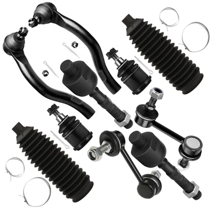 SCITOO 10pcs Front Tie Rod Kit Fits 2003-2007 for Honda for Accord