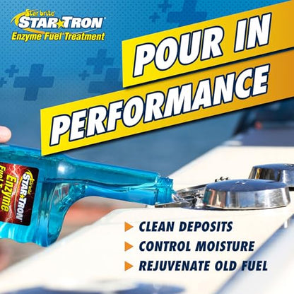 STAR BRITE Star Tron Enzyme Fuel Treatment - Gasoline - style: 16 Oz Treats 256 Gallons