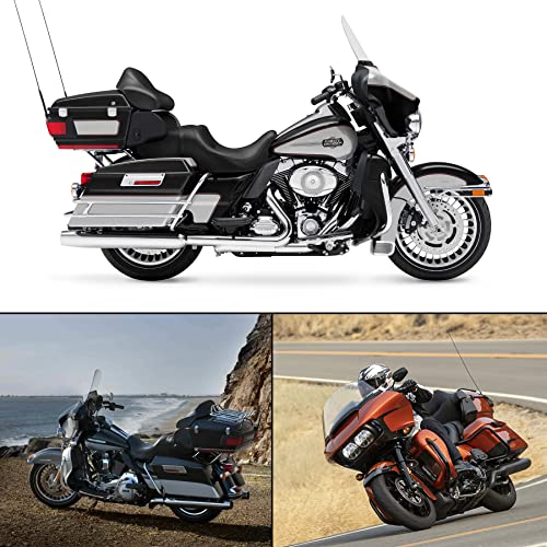 Semi-metallic Front & Rear Brake Pads Set for Harley Touring FLHX Street Glide 2008-2015 Touring FLHTCU Ultra Classic Electra Glide 2008-2015 Harley Touring