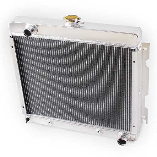 3 Rows Aluminum Cooling Radiator For 1970 1971 1972 70 71 72 Dodge Dart Plymouth Duster Valiant Base Custom Demon Swinger 340 Sedan Coupe Hardtop 5.2L 5.6L V8 - size: 162