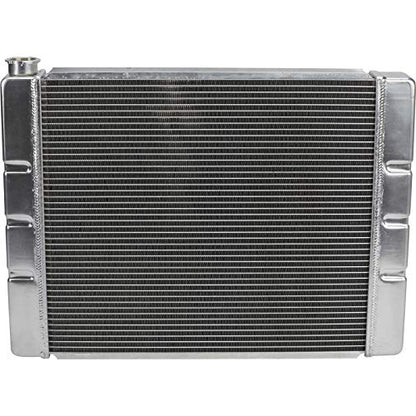 26 Inch Aluminum Radiator, For Chevy SBC/BBC, Crossflow - size: 26" Wide