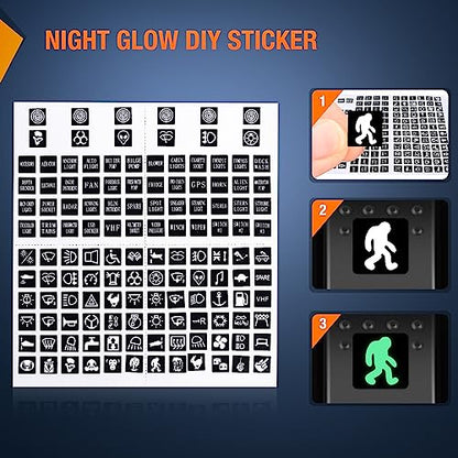 Nilight 4 Gang Rocker Switch Panel with Dual USB Socket Voltmeter - color: Green, size: 5 Gang Dual USB