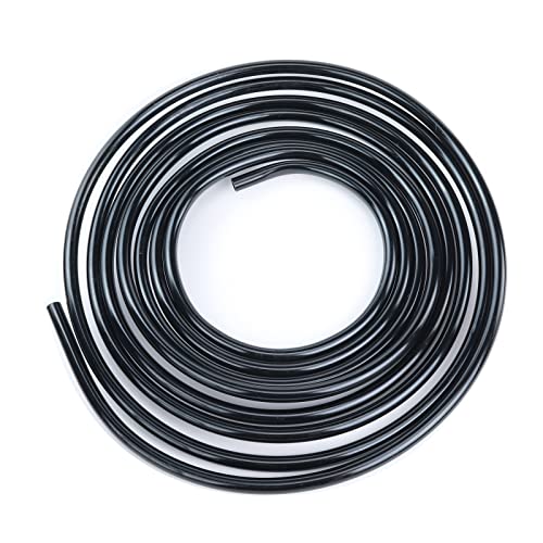 AC PERFORMANCE 5/16" Aluminum Fuel Line Hard Tube, 16 Feet Coil, Black - color: Black, size: 5/16" OD - 16FT