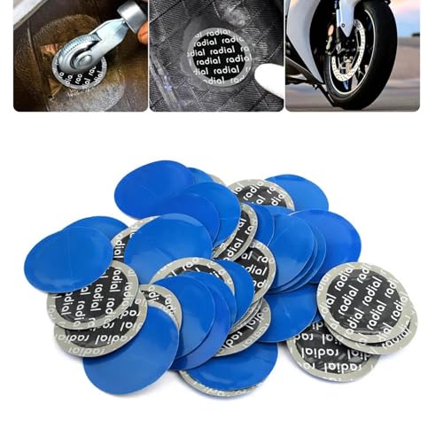 Tire Repair Patch, 150 Pcs 42mm Tire Patch Kit, Heavy Duty Tire Patches - size: 42