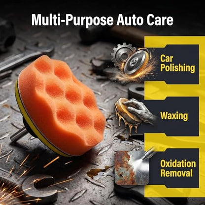 4 Inch Buffing Polishing Pads, 10 Pcs Drill Polishing Kit