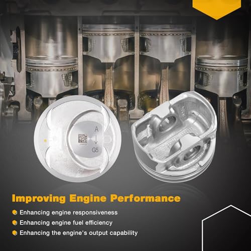 2.4L Engine Piston Kit With Connecting Rod Set For 2011-2019 Kia