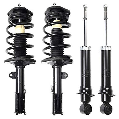 Front & Rear Complete Struts Shocks Assembly w/Coil Spring Fit for Toyota for Matrix 2003-2008 for Pontiac for Vibe 2003-2006