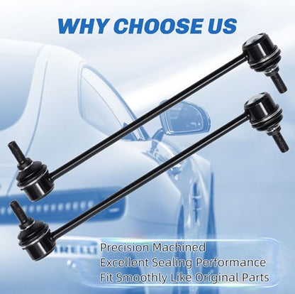 Front Sway Bar End Links Compatible With Chevy Cobalt HHR Malibu, Pontiac G5 G6 Pursuit, Saturn Aura Ion lon-1 lon-2 lon-3 Stabilizer Sway Bar Link Front K80252 - size: K80252