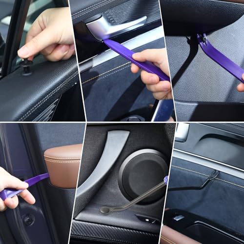 Uolor 265PCS Car Bumper Retainer Clips Plastic Rivets Auto Fasteners Push Retainer Kit Most Popular Sizes Auto Push Pin Rivets Set -Door Trim Panel Fender Clips for GM Ford Toyota Honda Chrysler