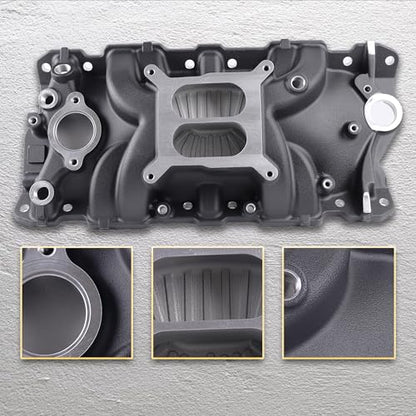 2701 Performance EPS Dual Plane SBC Intake Manifold Black - size: 2701 Black