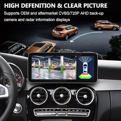 12.3" Linux CarPlay Screen for Mercedes-Benz C W205 NTG5.0 - style: C NTG5.0